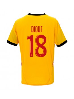 Moški Nogometna dresi replika RC Lens Andy Diouf #18 Domači 2024-25 Kratek rokav